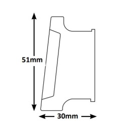 Set Flash blitz auto interior, montare cu adeziv pe luneta, parbriz sau geamuri verticale (sau aproape verticale)